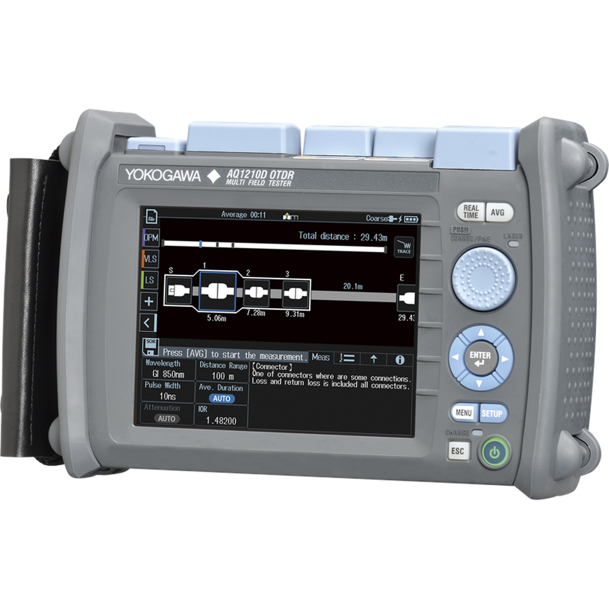 Yokogawa AQ1210 OTDR view 2